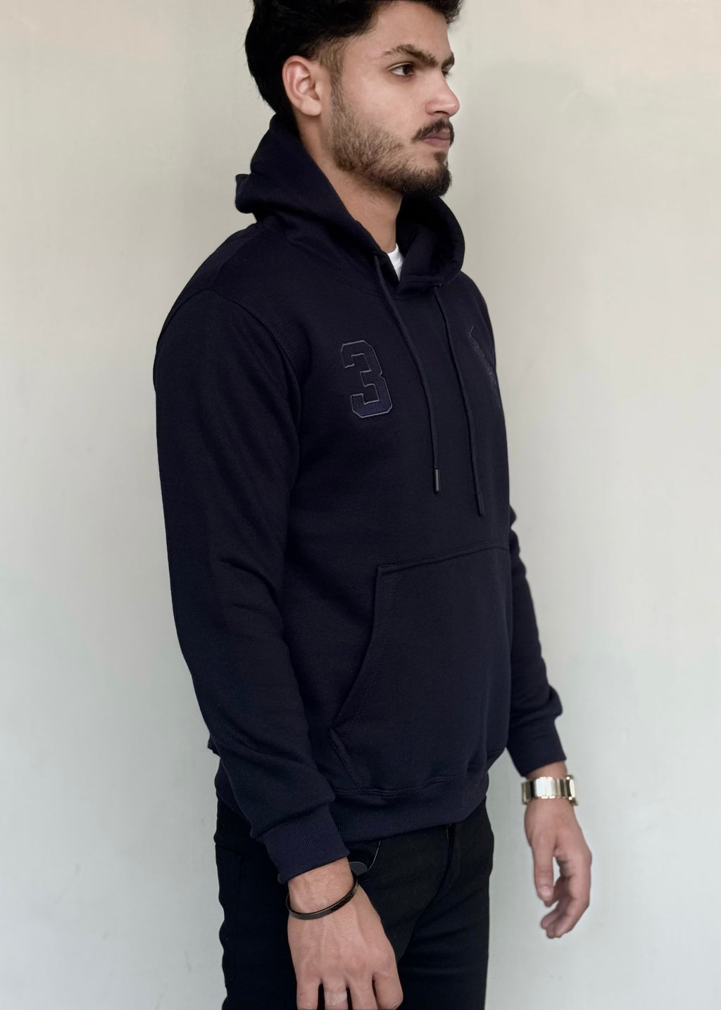 001 COZY CLASSIC FLEECE HOODIE-BLUE
