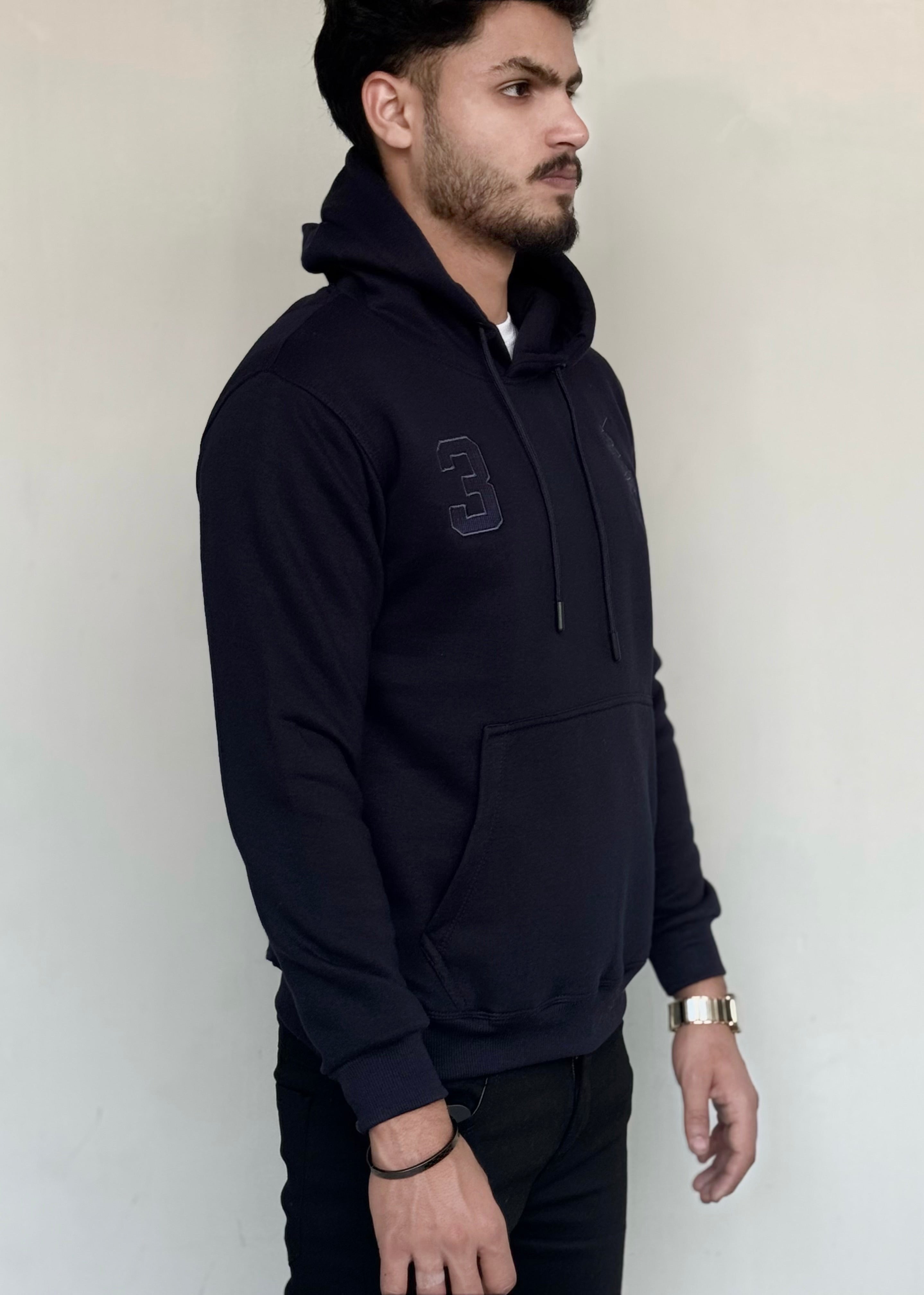 001 COZY CLASSIC FLEECE HOODIE-BLUE