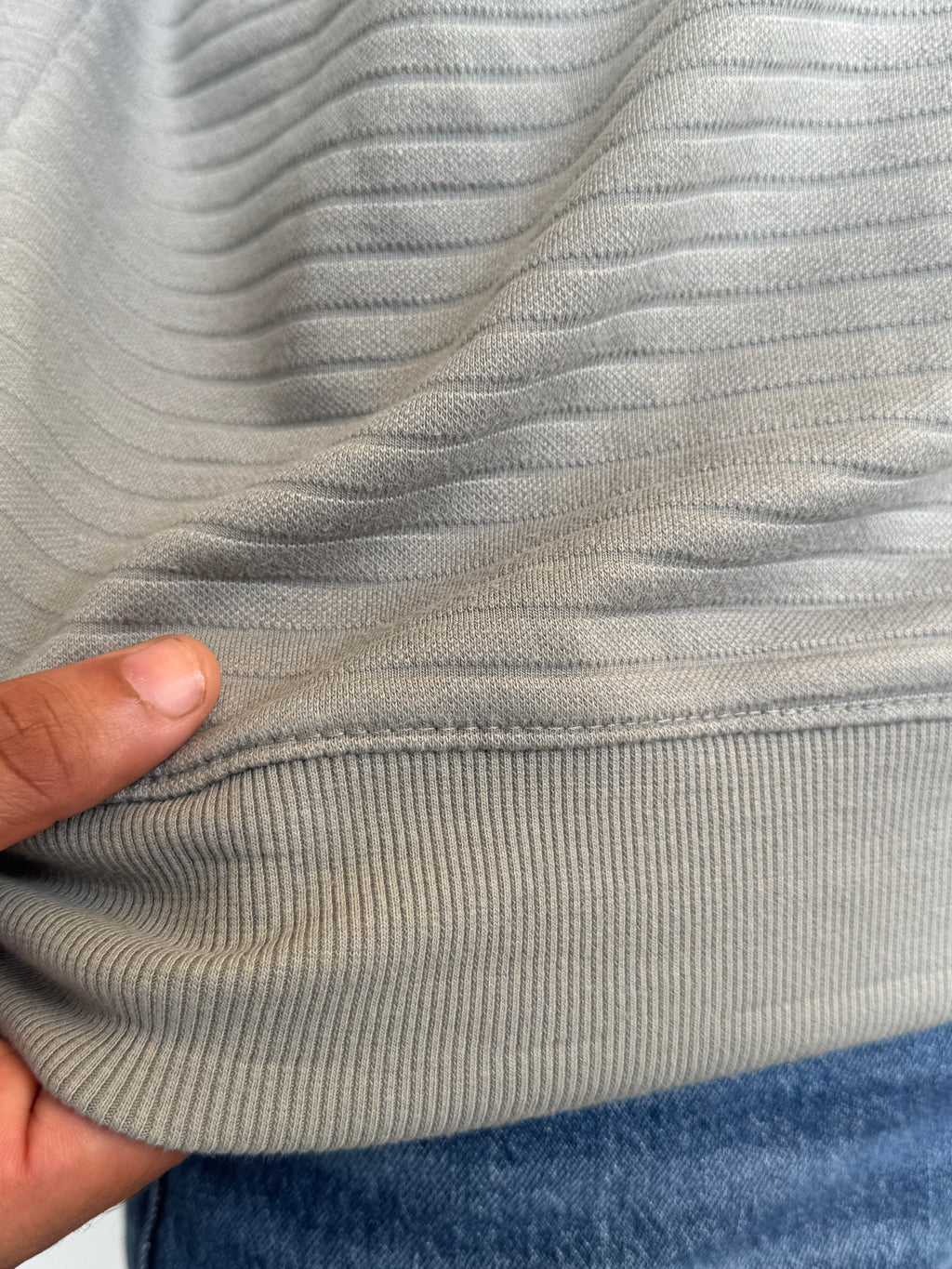 HERITAGE WAVE TEXTURED SHIRT-GREY