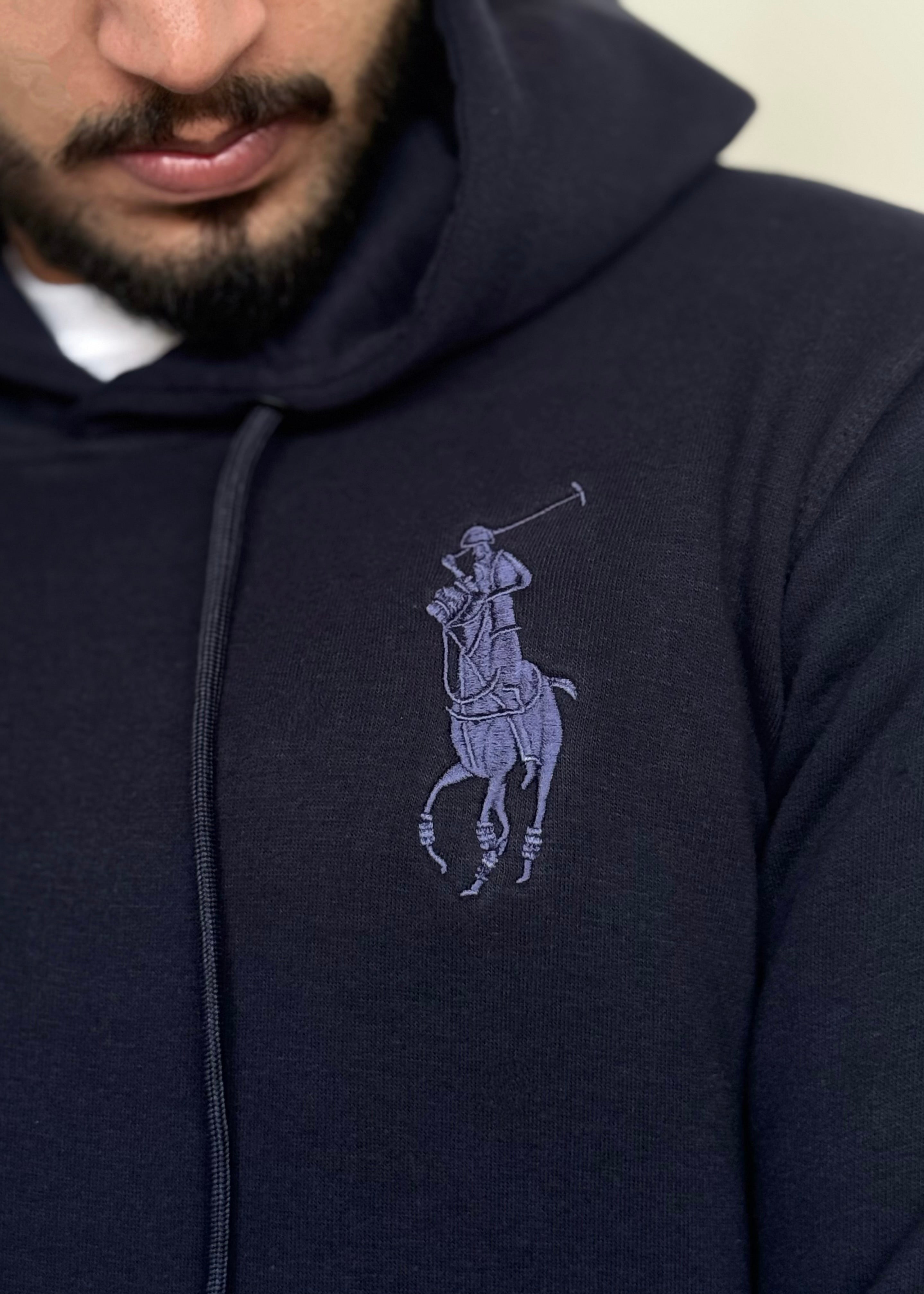 001 COZY CLASSIC FLEECE HOODIE-BLUE